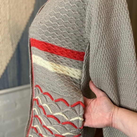 Mom's Creation Handmade Grey Button Up Cardigan - Picture 6 of 10